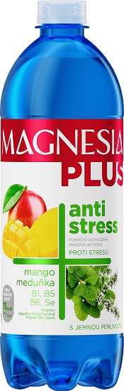 Magnesia Plus Antistress woda funkcjonalna lekko gazowana o smaku mango 0,7l PET