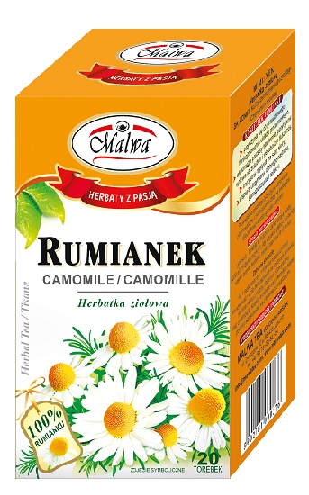 Malwa Herbatka ziołowa Rumianek 20 x 1,5 g
