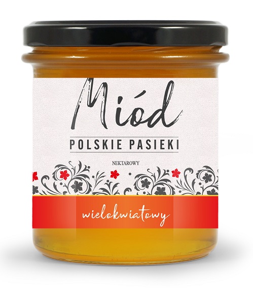 CD POLSKIE PASIEKI Miód wielokwiatowy Królowa Pszczół 400g