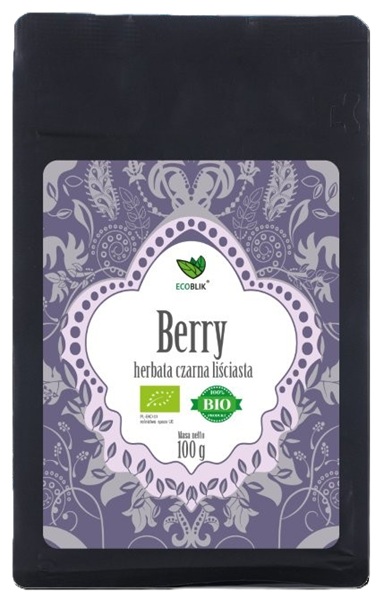 Ecoblik Herbata czarna liściasta BERRY 100g EKO