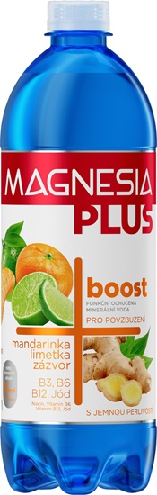 Magnesia Plus Boost napój o smaku mandarynki, limonki i imbiru 0,7l PET