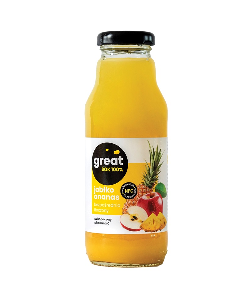 GREAT NFC Sok Jabłko-Ananas 300ml