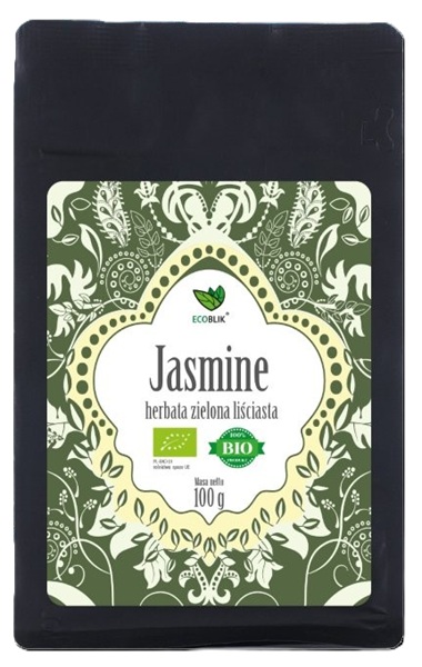 Ecoblik Herbata zielona liściasta JASMINE 100g EKO