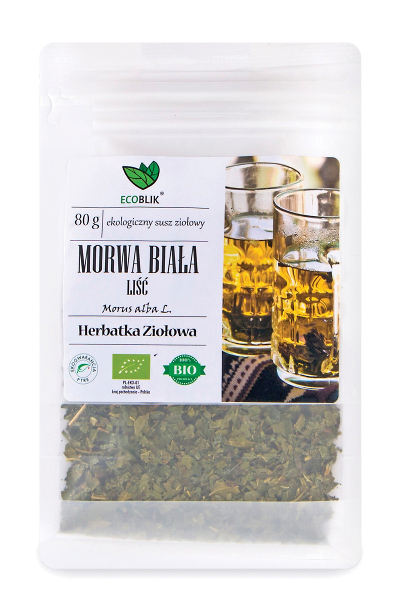 Ecoblik Morwa biała liść bio 80g