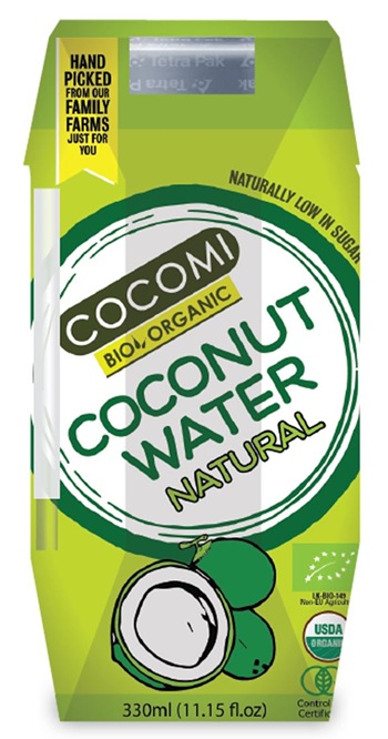 Cocomi Woda Kokosowa naturalna 330 ml bio