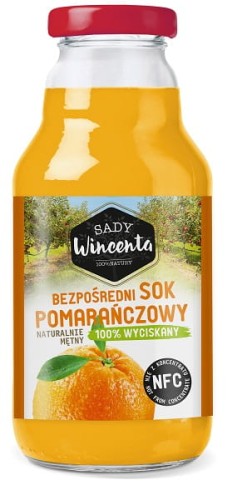 Sady Wincenta Sok jabłkowo-pomarańczowy butelka 330 ml