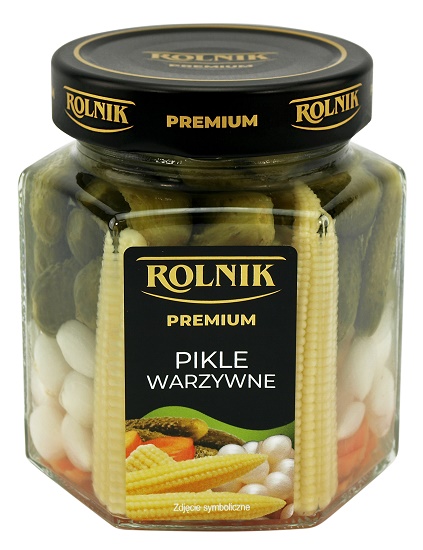 Rolnik Pikle warzywne (sałatka MIX) 314 ml