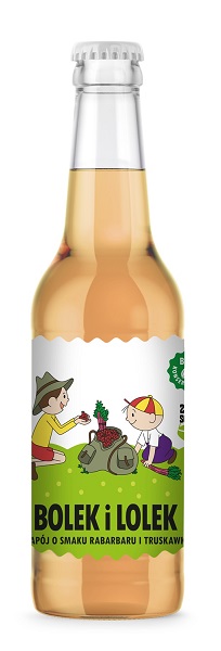 Bolek i Lolek Napój rabarbar i truskawka 330 ml