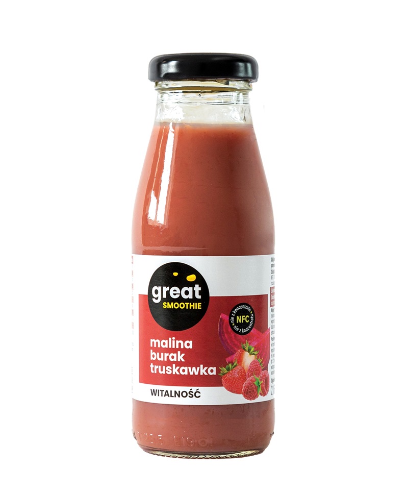 GREAT Smoothie Malina-Burak-Truskawka 215ml