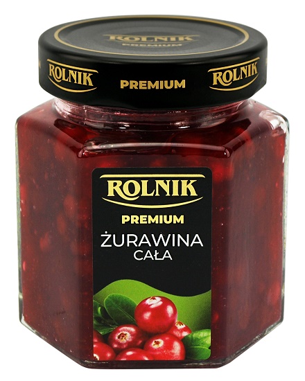 Rolnik Żurawina cała 314 ml