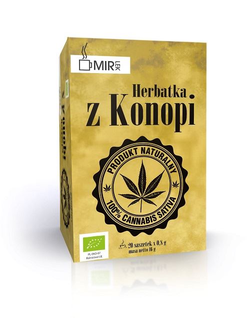 Mir-Lek Herbata z konopi eko 20 x 0,8 g