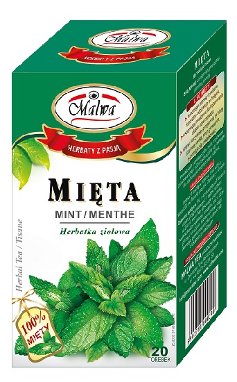 Malwa Herbatka ziołowa Mięta 20 x 2 g