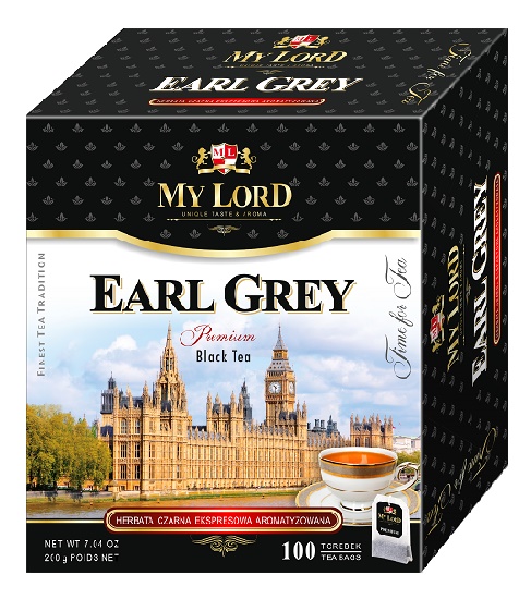 Malwa Herbata czarna My Lord Earl Grey 100 x 2 g