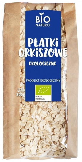 Bionaturo Płatki orkiszowe eko 300 g