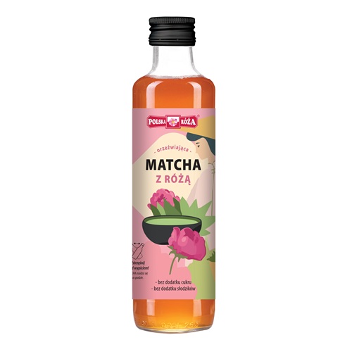 Polska Róża Herbata Matcha różana 250ml