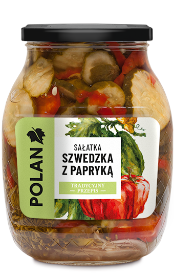 Polan Sałatka szwedzka z papryką 850 g