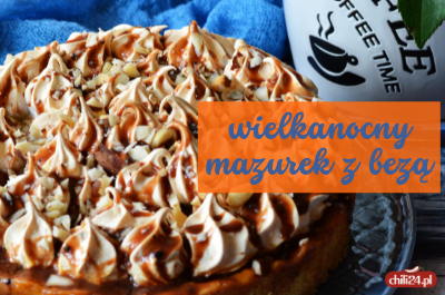 Przepis na wielkanocny mazurek z bezą