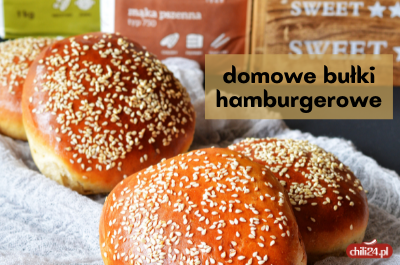 Przepis na domowe bułki hamburgerowe