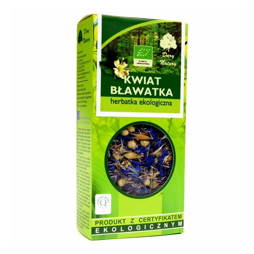 Dary Natury Herbatka Kwiat bławatka eko 25 g