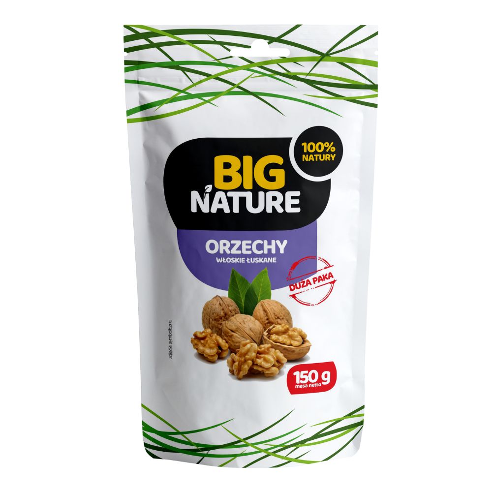 Big Nature Orzech Włoski łuskany 150g Duża Paka