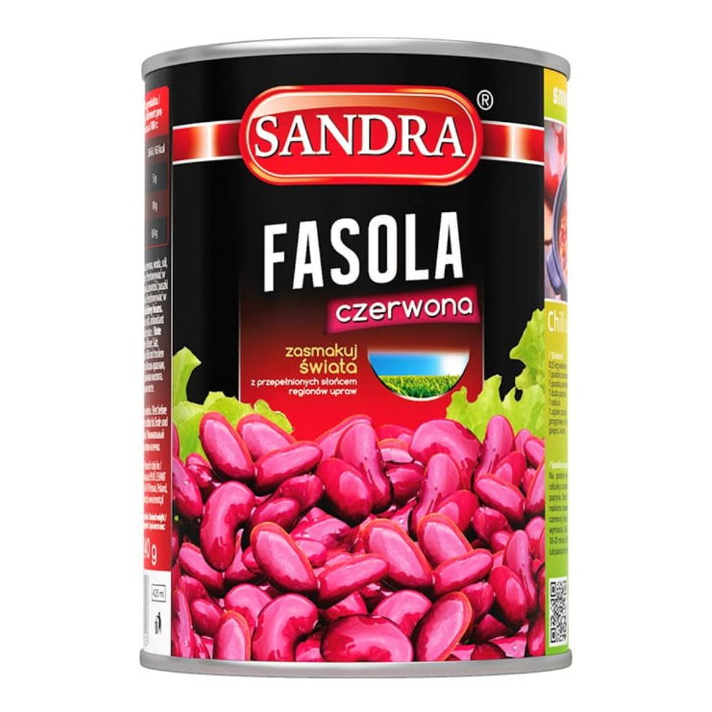 Sandra Fasola Czerwona 425 ml