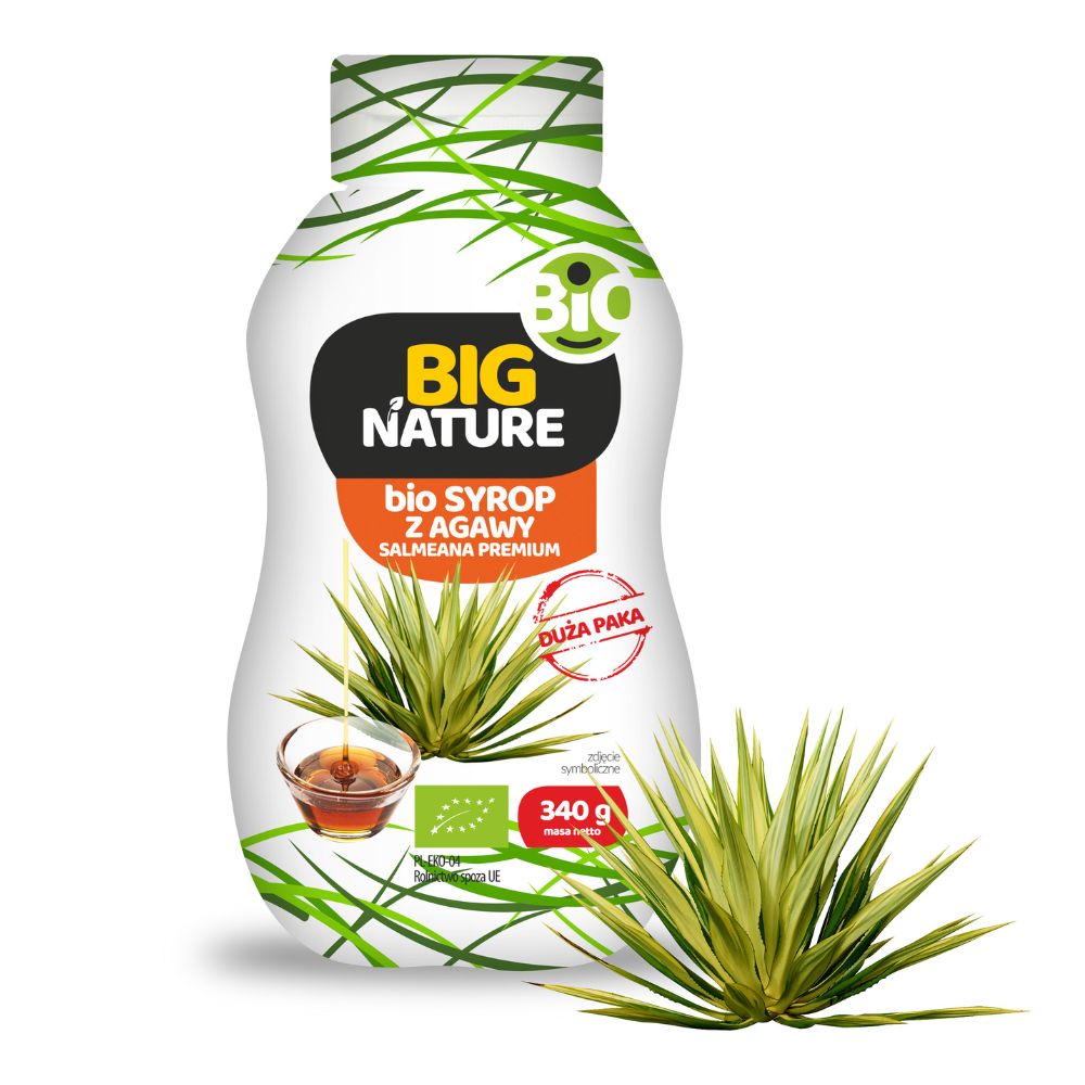 Big Nature Syrop z agawy salamanea premium 340g bio