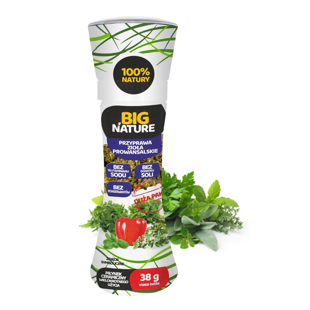 Big Nature Młynek Przyprawa Zioła prowansalskie 38g