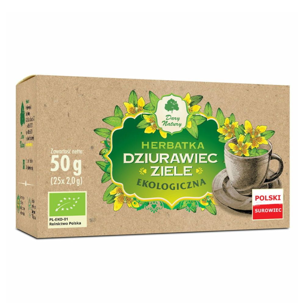 Dary Natury Herbatka Ziele dziurawca eko 25 x 2 g
