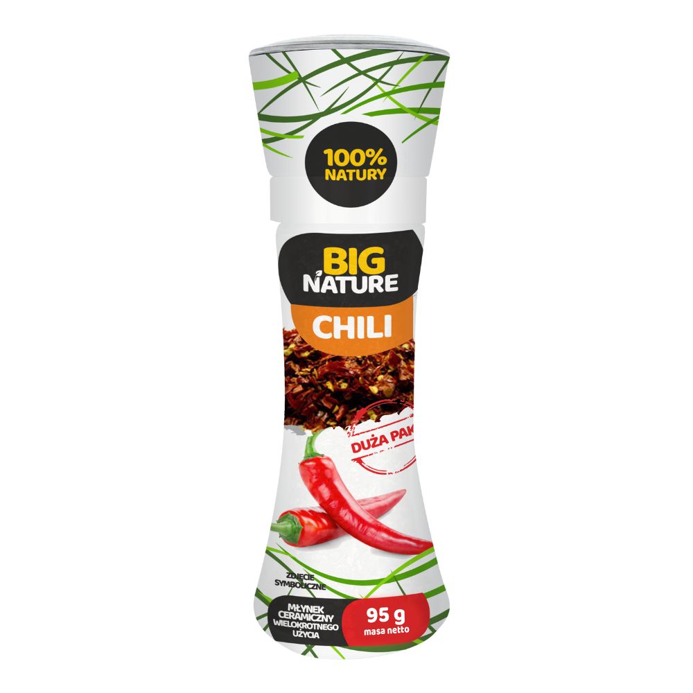 Big Nature Młynek Przyprawa Chili 95g