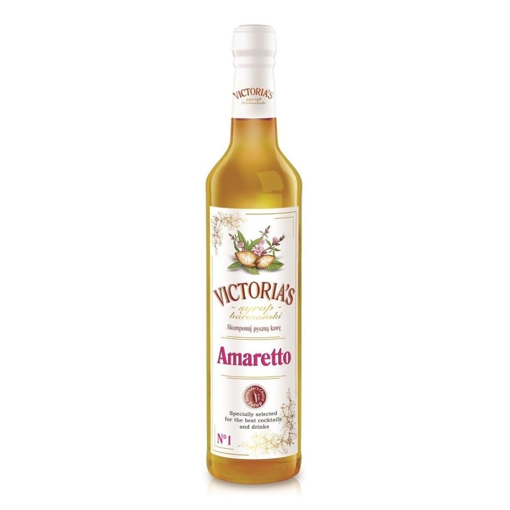 Bracia Sadownicy Syropy barmańskie do drinków, kawy i koktajli - Amaretto 490ml