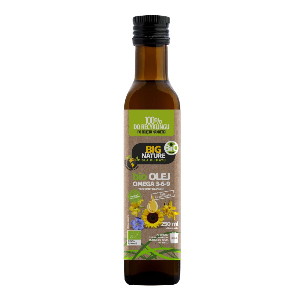 Big Nature Olej OMEGA 3-6-9 250ml bio