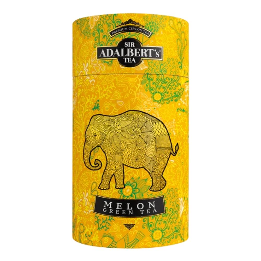 Adalbert's Melon 100g puszka tekturowa - zielona herbata liściasta