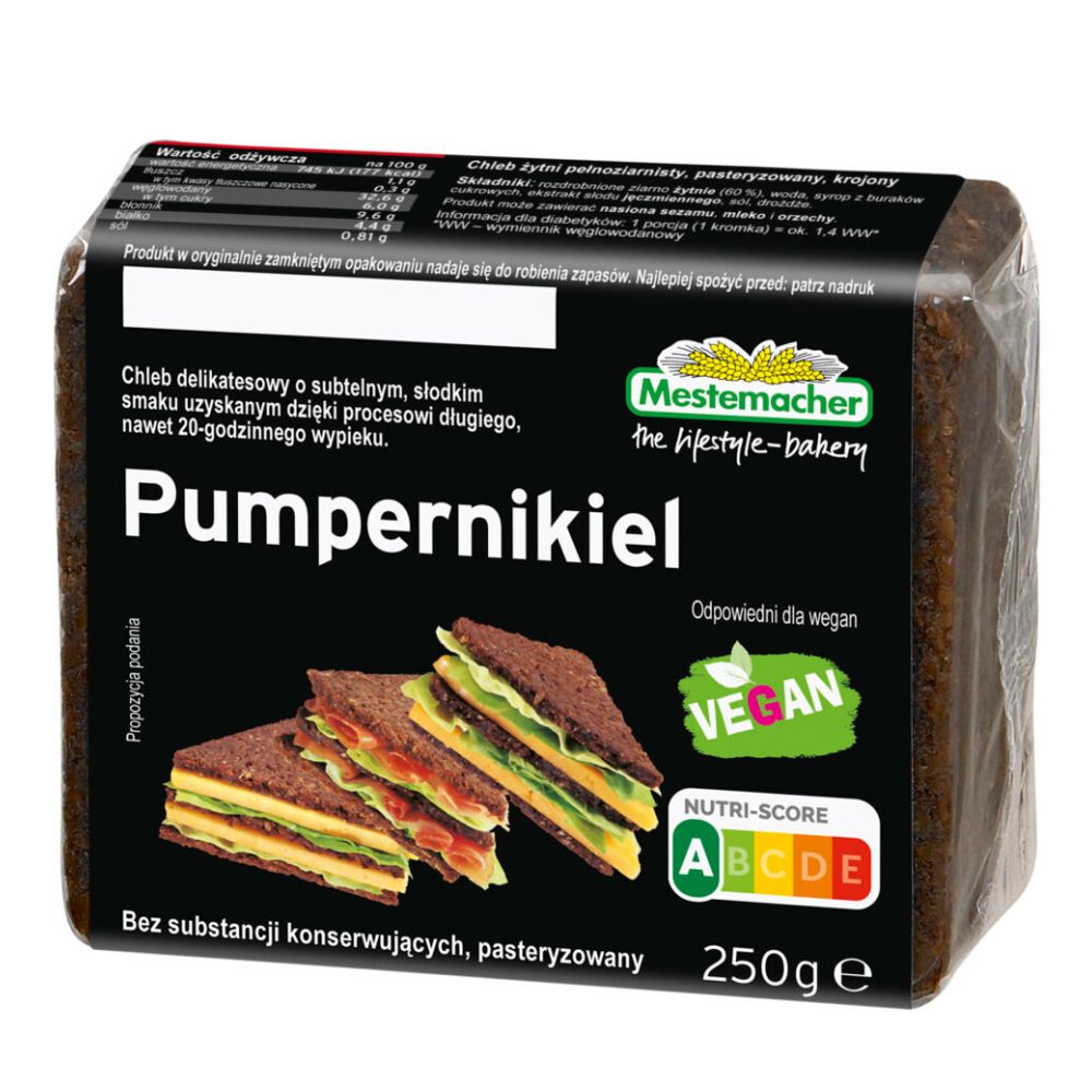Benus Chleb Pumpernikiel 250 g
