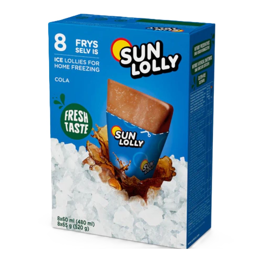 Sunquick Sun Lolly Lody wodne COLA (8x60ml) 480ml