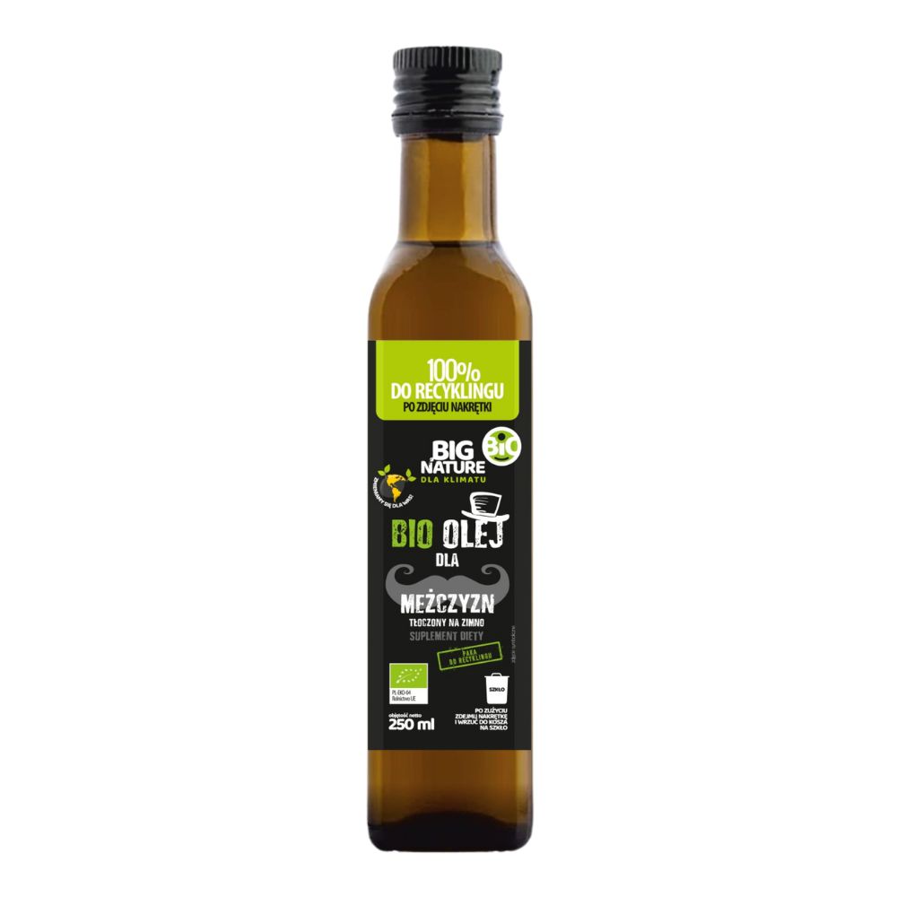 Big Nature Olej DLA MĘŻCZYZN tłoczony na zimno 250ml bio