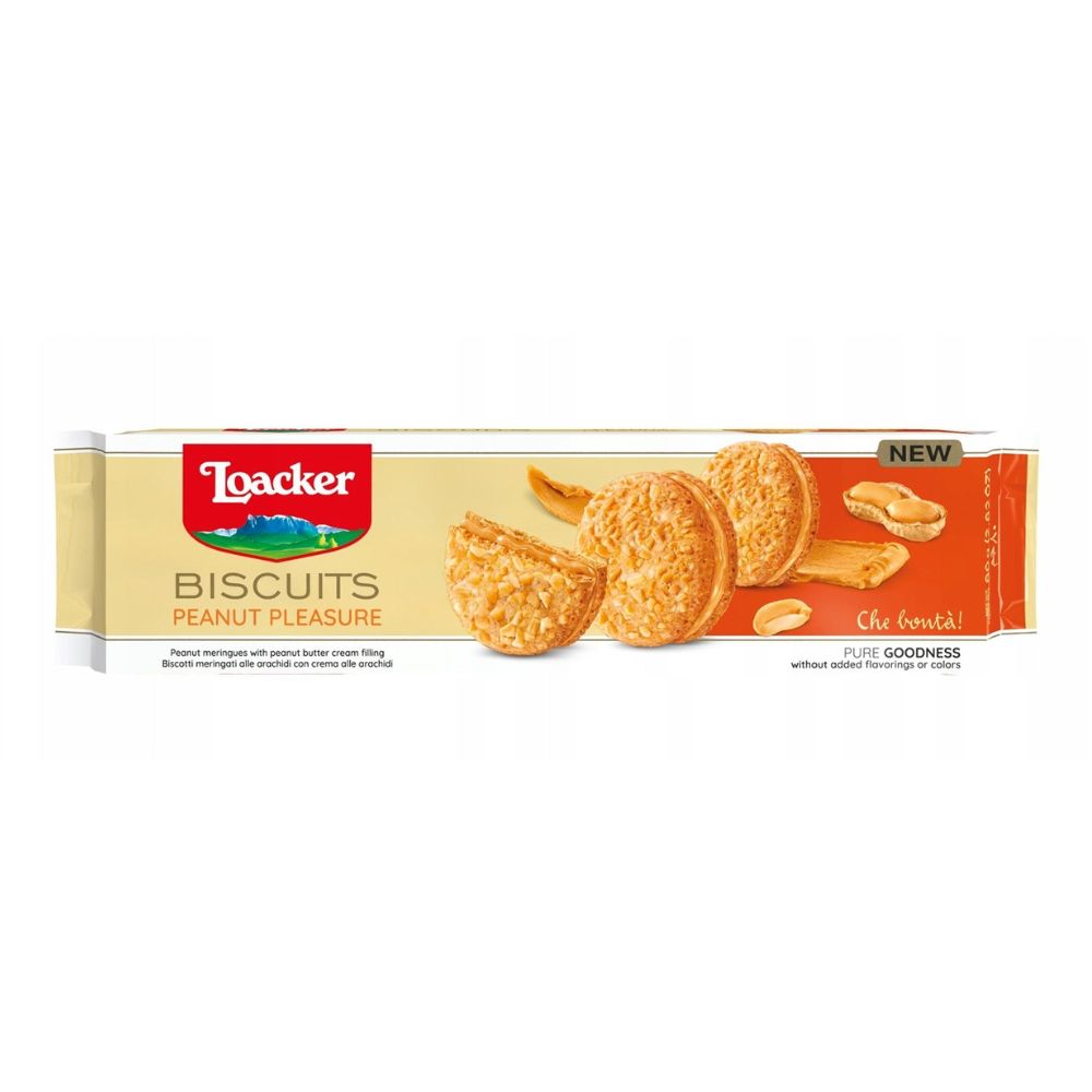 Loacker Ciastka Masło (krem) Orzechowe 80g