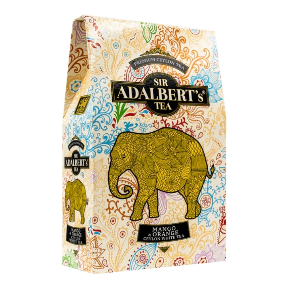 Adalbert's Mango & Orange 80g kartonik pouch - biała herbata liściasta