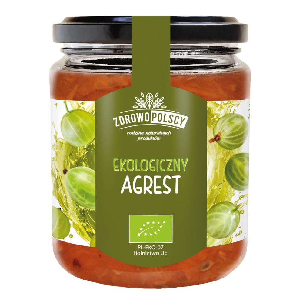 Zdrowopolscy Ekologiczny Agrest 260g