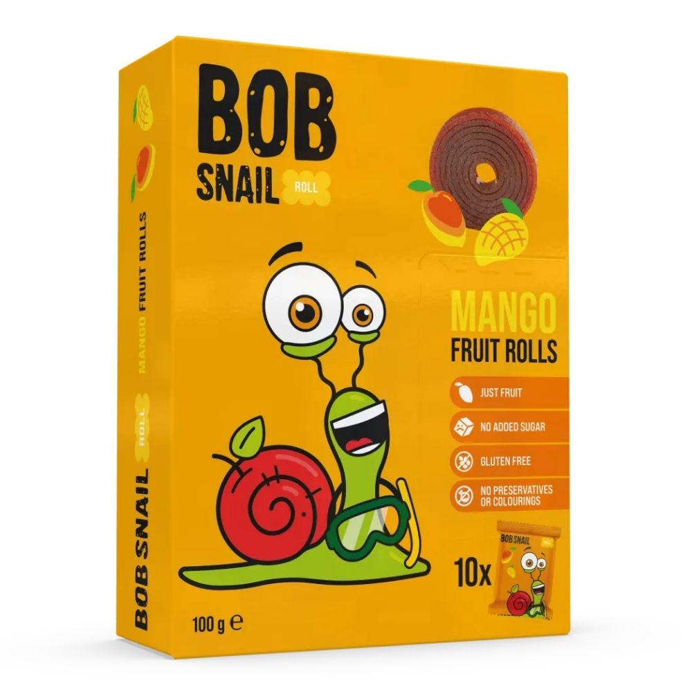 Bob Snail Fruit Rolls Mango 100g