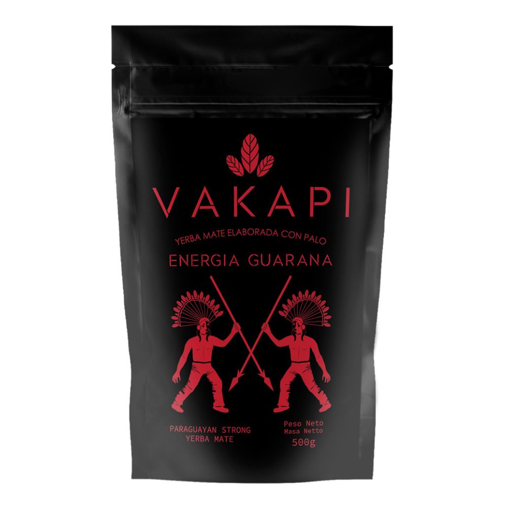 Vakapi Yerba Mate Energia Guarana Doypack 500g