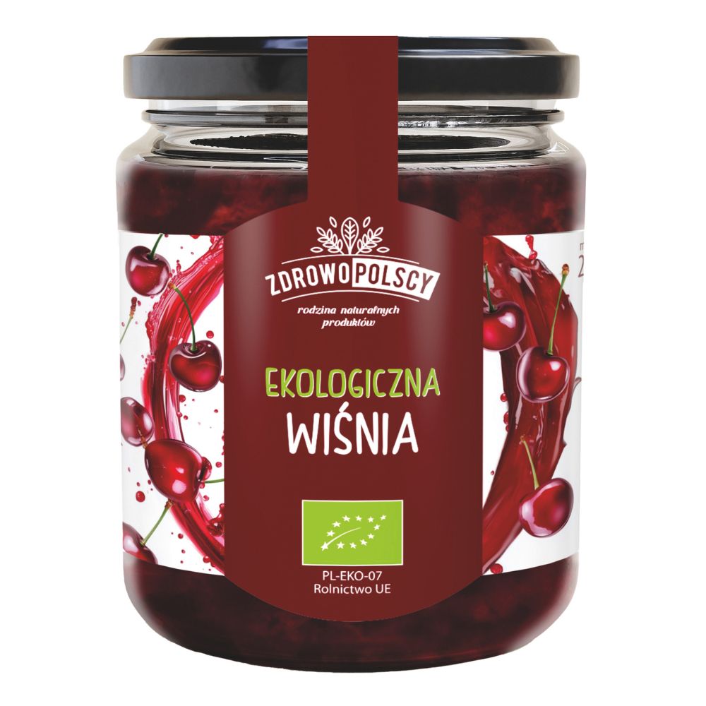 Zdrowopolscy Ekologiczna Wiśnia 260g