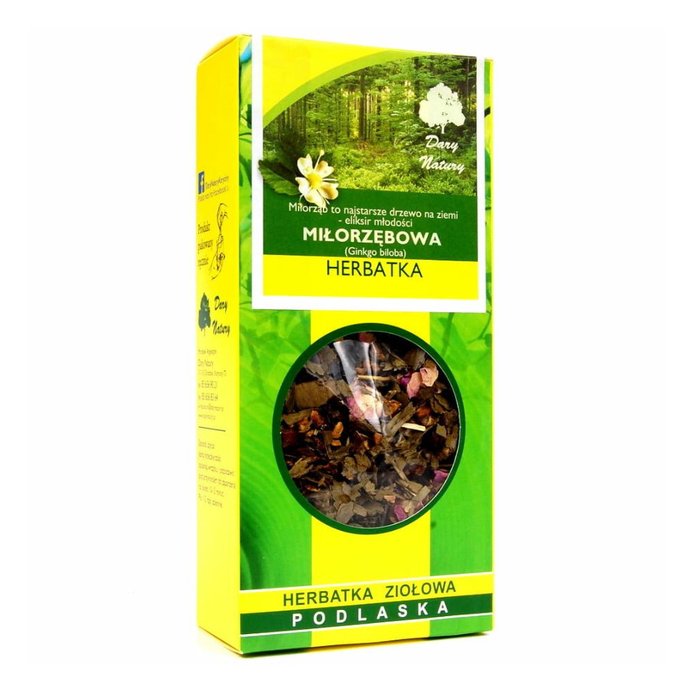Dary Natury Herbatka miłorzębowa Ginko biloba 50 g