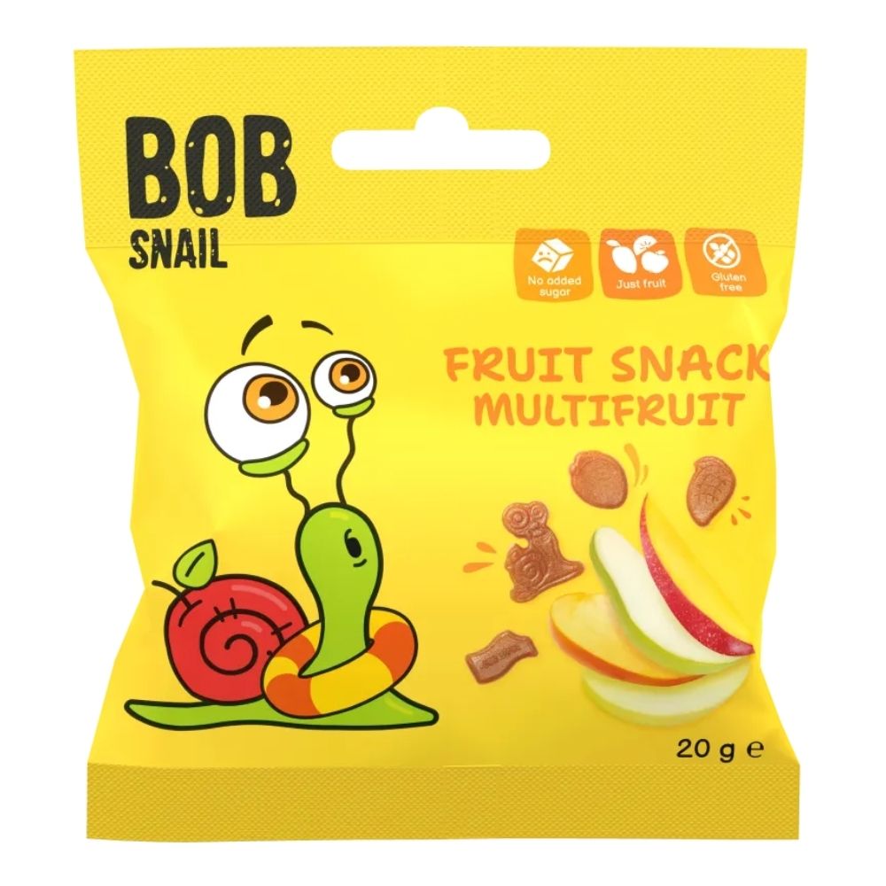 Bob Snail Przekąska  Fruit Snack Wieloowocowa 20g