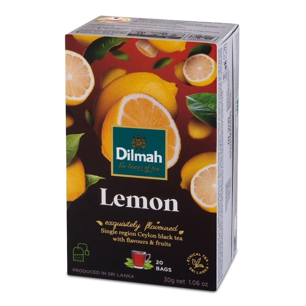 Dilmah Cejlońska czarna herbata z aromatem cytryny 20 x 1,5 g
