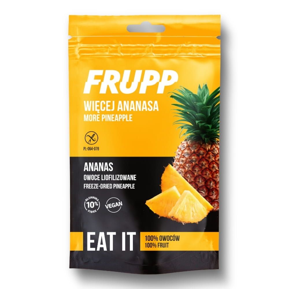 Celiko Frupp Ananas liofilizowany bezglutenowy 15 g