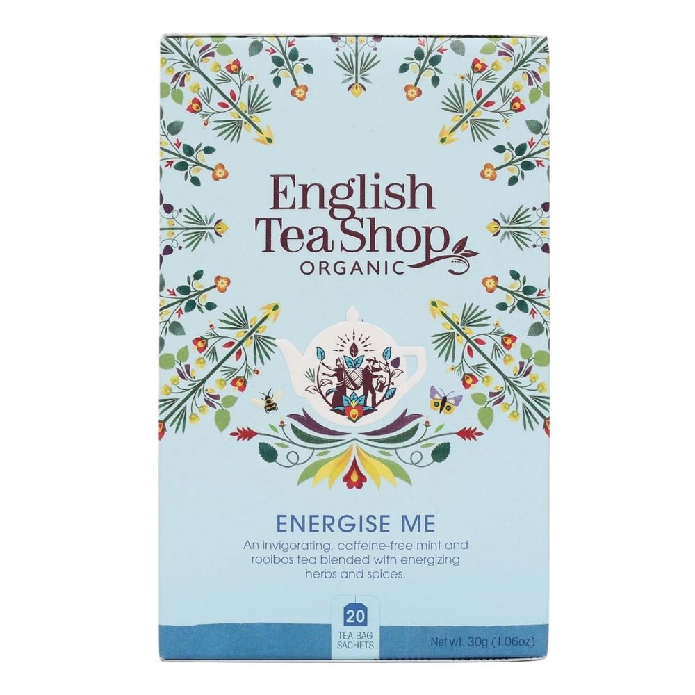 English Tea Shop Herbatka Energise me mięta rooibose eko 20 x 1,5 g
