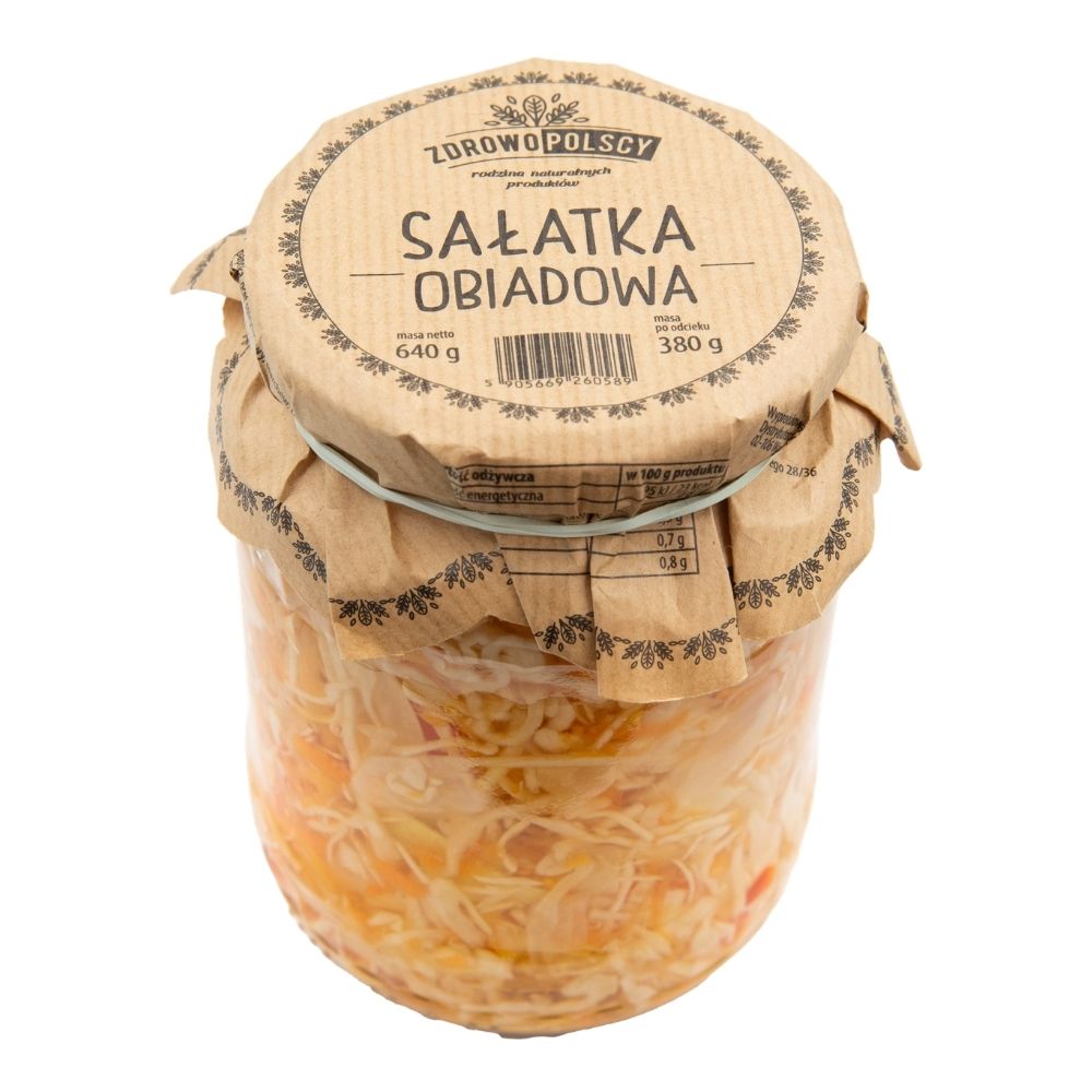 Zdrowopolscy Sałatka obiadowa 640g