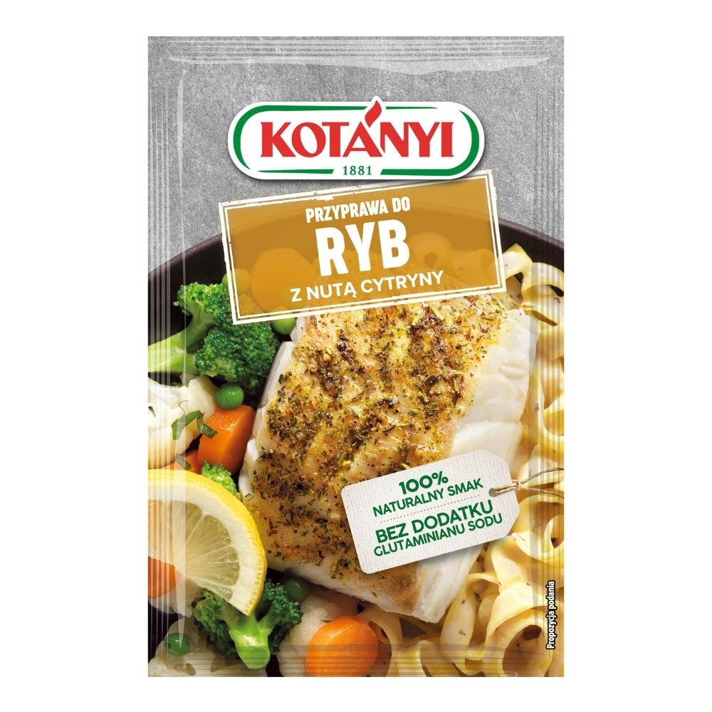 Przyprawa do ryb z nutą cytryny 25g