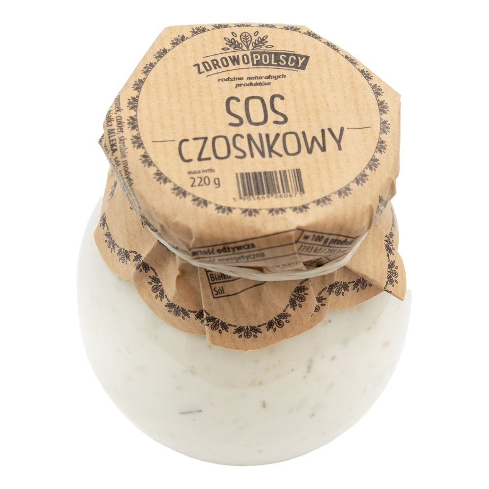 Zdrowopolscy Sos czosnkowy 220g