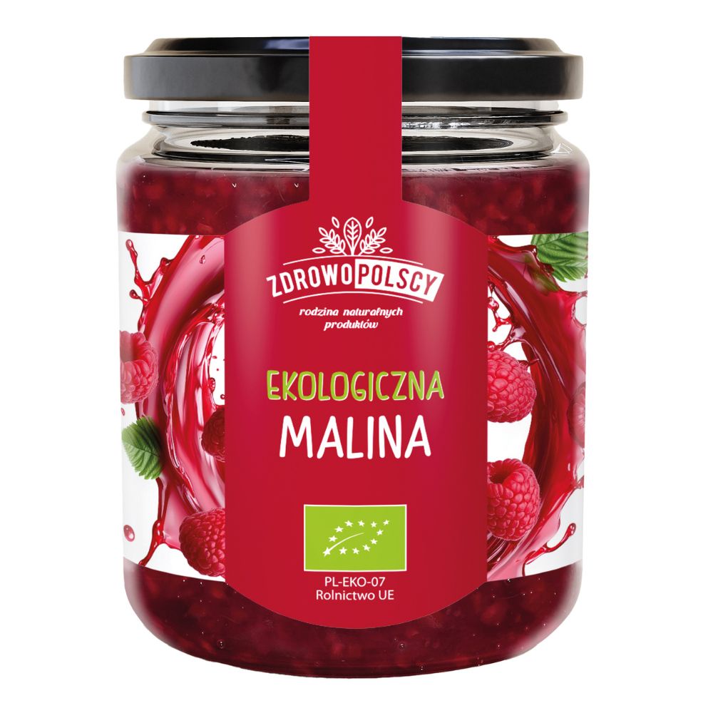 Zdrowopolscy Ekologiczna Malina 260g